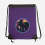 Fury Of The Night Sky-None-Drawstring-Bag-glitchygorilla