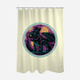 Fury Of The Night Sky-None-Polyester-Shower Curtain-glitchygorilla