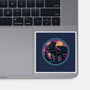 Fury Of The Night Sky-None-Glossy-Sticker-glitchygorilla