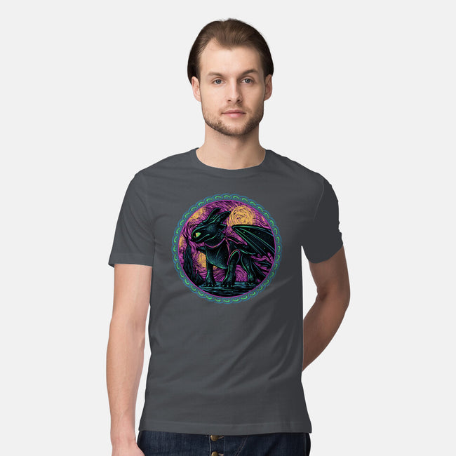 Fury Of The Night Sky-Mens-Premium-Tee-glitchygorilla