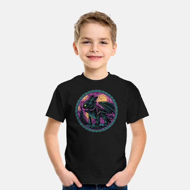 Fury Of The Night Sky-Youth-Basic-Tee-glitchygorilla