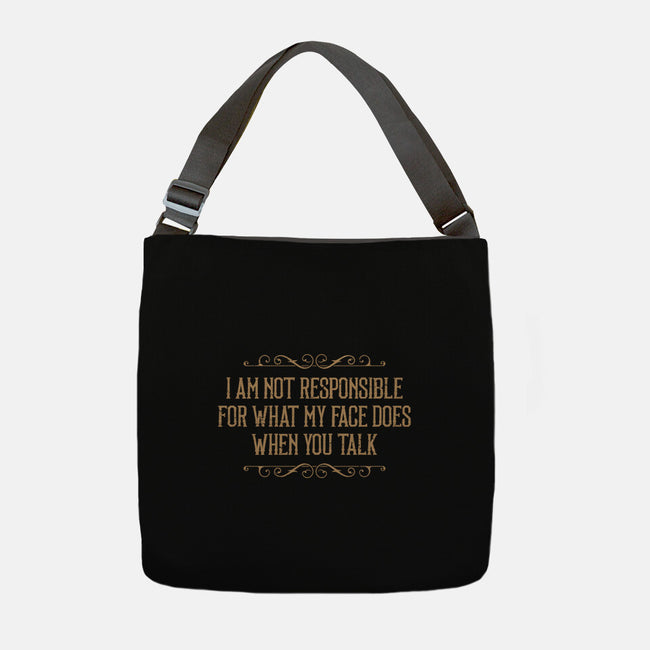 My Face Does That-None-Adjustable Tote-Bag-BadBox