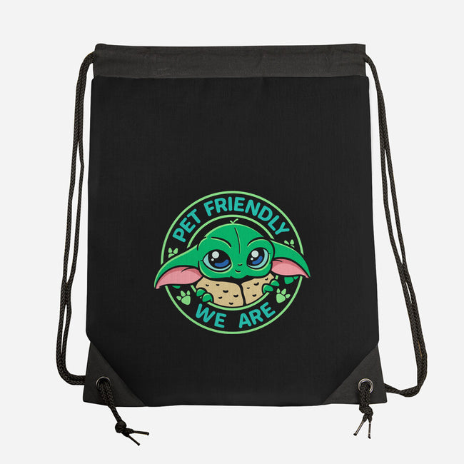 Pet Friendly We Are-None-Drawstring-Bag-Getsousa!