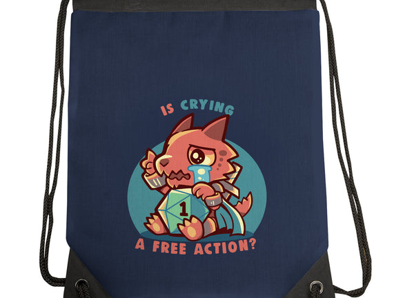 Crying Is A Free Action