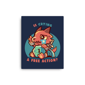 Crying Is A Free Action