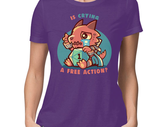 Crying Is A Free Action