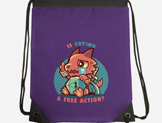 Crying Is A Free Action