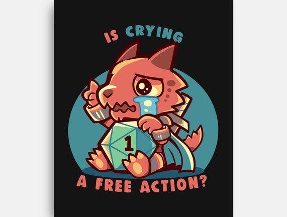 Crying Is A Free Action