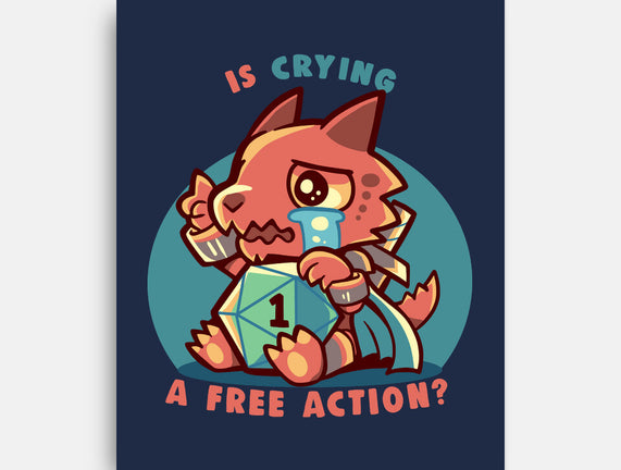 Crying Is A Free Action