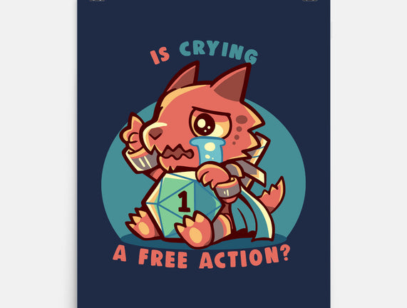 Crying Is A Free Action