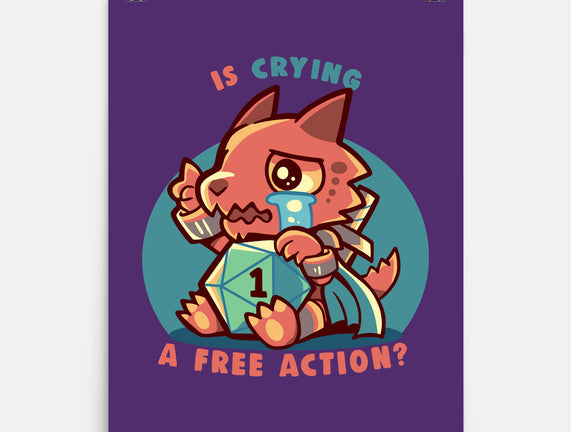 Crying Is A Free Action