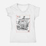 Going Merry Sumi-E-Womens-V-Neck-Tee-Astrobot Invention