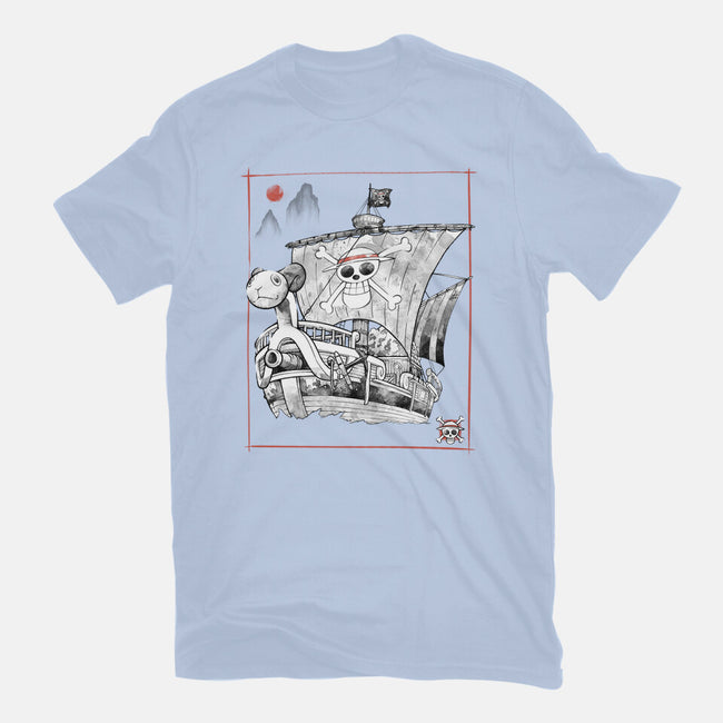 Going Merry Sumi-E-Unisex-Basic-Tee-Astrobot Invention