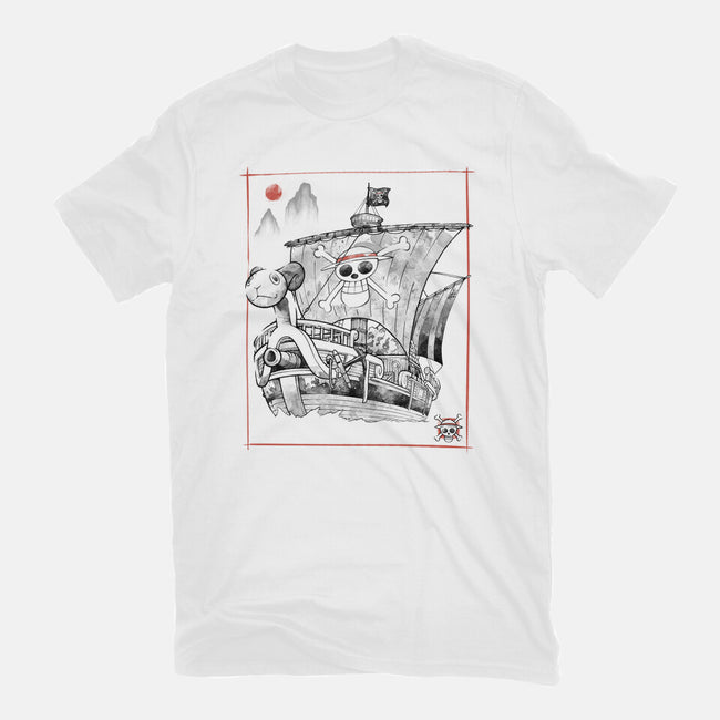 Going Merry Sumi-E-Unisex-Basic-Tee-Astrobot Invention