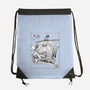 Going Merry Sumi-E-None-Drawstring-Bag-Astrobot Invention