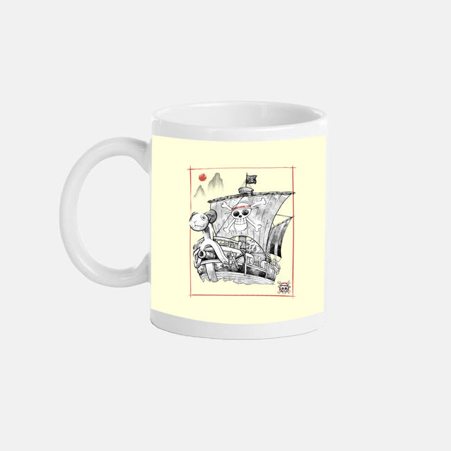 Going Merry Sumi-E-None-Mug-Drinkware-Astrobot Invention