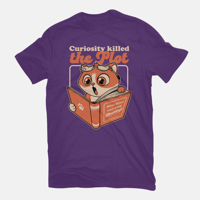 Curious Cat Book-Mens-Basic-Tee-Studio Mootant