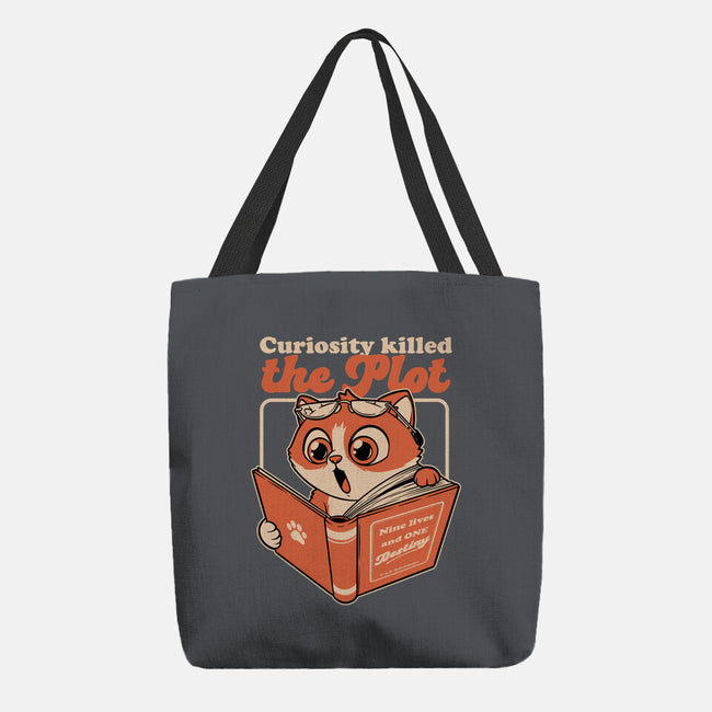 Curious Cat Book-None-Basic Tote-Bag-Studio Mootant