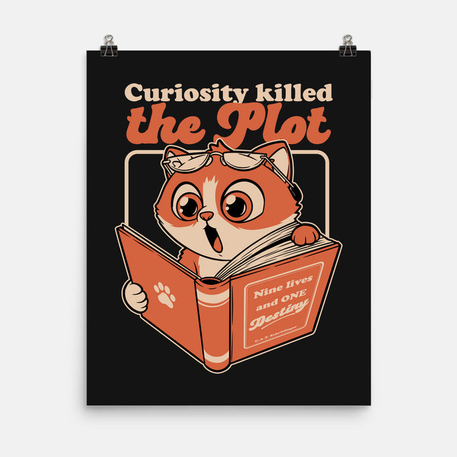 Curious Cat Book-None-Matte-Poster-Studio Mootant