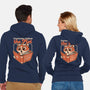 Curious Cat Book-Unisex-Zip-Up-Sweatshirt-Studio Mootant