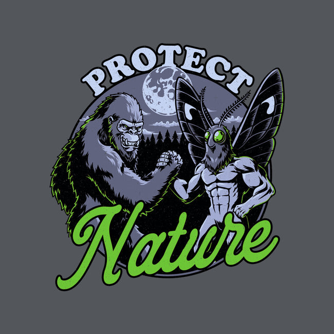 Cryptids Protect Nature-None-Fleece-Blanket-Studio Mootant