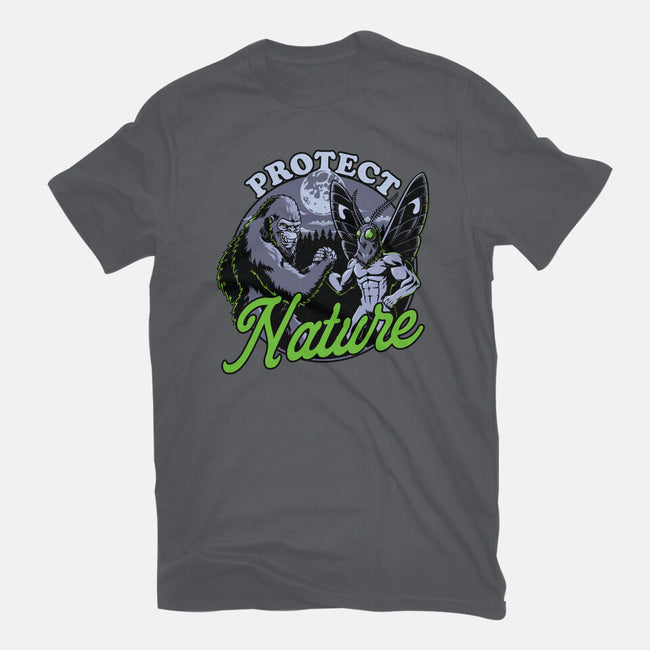 Cryptids Protect Nature-Unisex-Basic-Tee-Studio Mootant