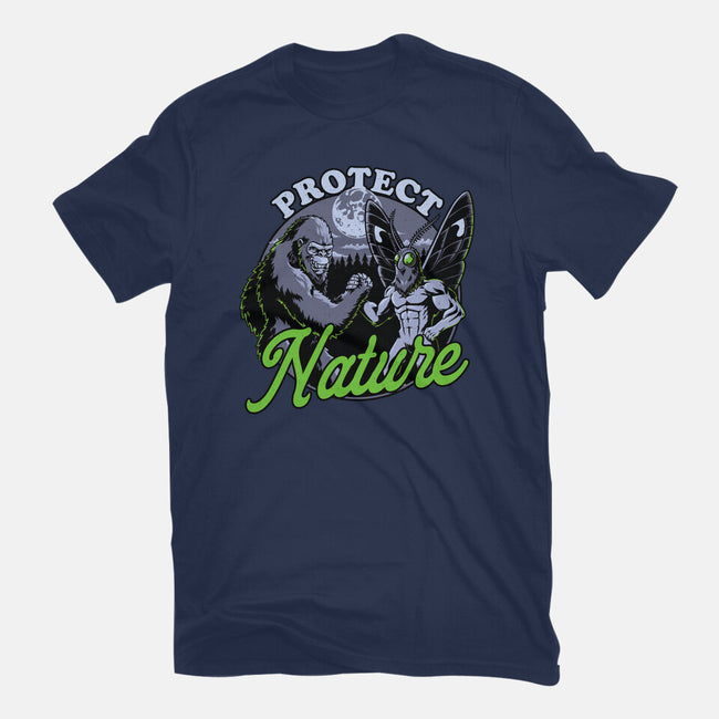 Cryptids Protect Nature-Womens-Basic-Tee-Studio Mootant