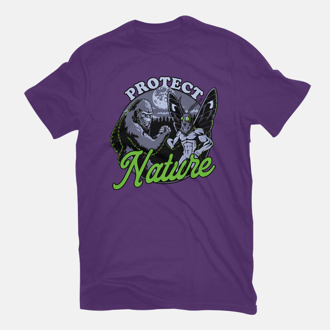 Cryptids Protect Nature-Womens-Basic-Tee-Studio Mootant