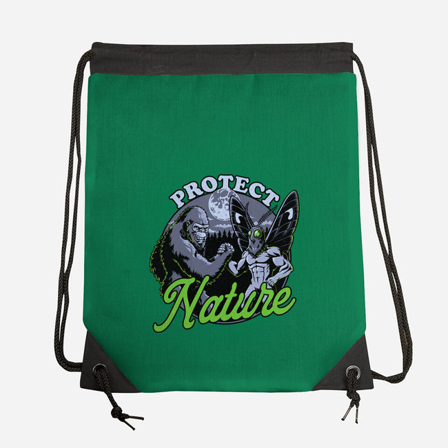 Cryptids Protect Nature-None-Drawstring-Bag-Studio Mootant