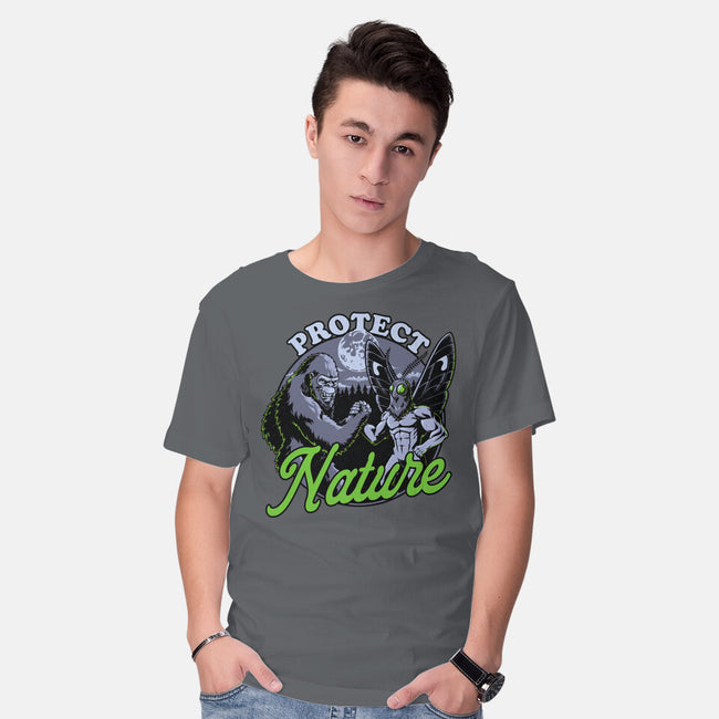 Cryptids Protect Nature-Mens-Basic-Tee-Studio Mootant