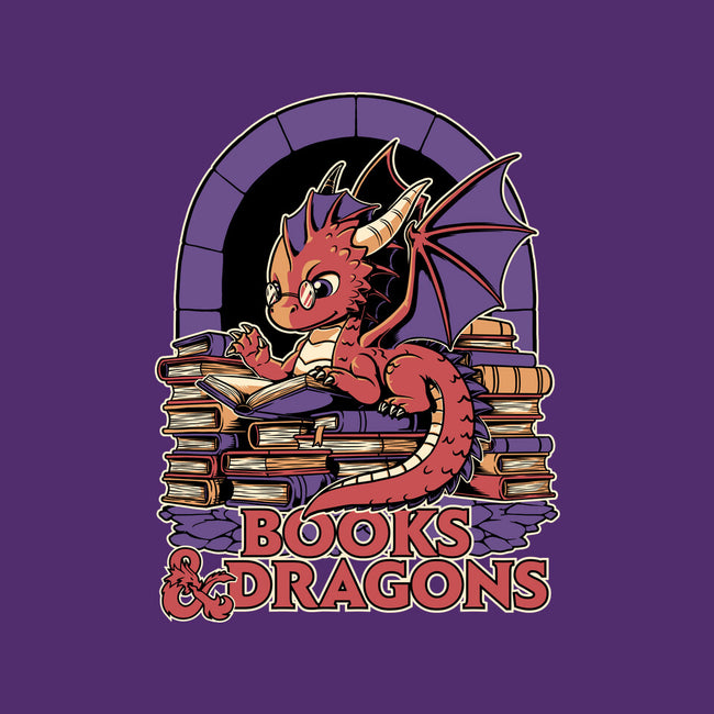 Books And Dragons-None-Adjustable Tote-Bag-Studio Mootant