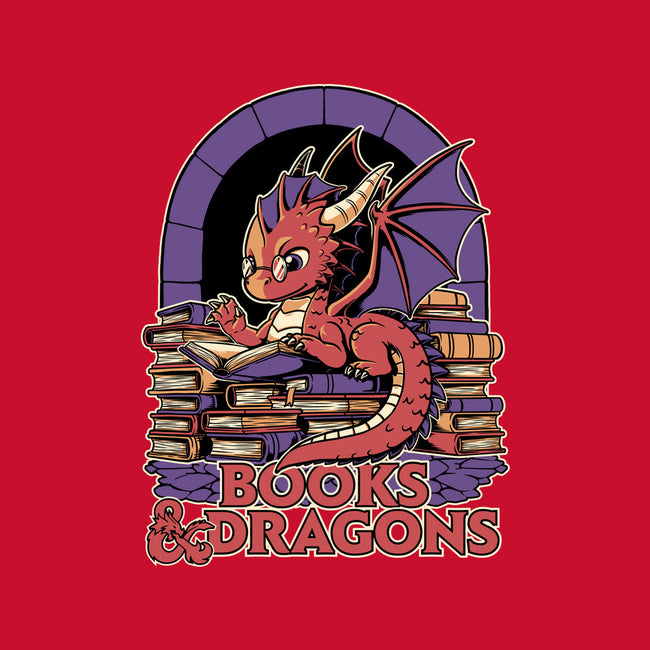 Books And Dragons-Youth-Crew Neck-Sweatshirt-Studio Mootant
