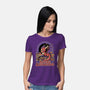 Books And Dragons-Womens-Basic-Tee-Studio Mootant