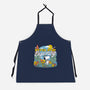 Beagle Wilderness Exploration-Unisex-Kitchen-Apron-Studio Mootant