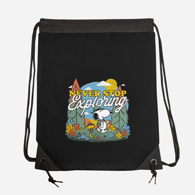 Beagle Wilderness Exploration-None-Drawstring-Bag-Studio Mootant