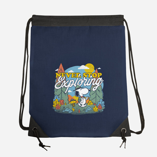 Beagle Wilderness Exploration-None-Drawstring-Bag-Studio Mootant