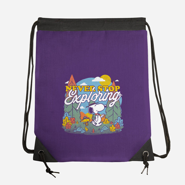 Beagle Wilderness Exploration-None-Drawstring-Bag-Studio Mootant