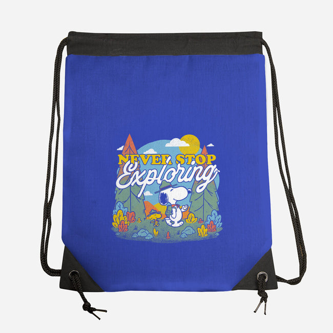 Beagle Wilderness Exploration-None-Drawstring-Bag-Studio Mootant