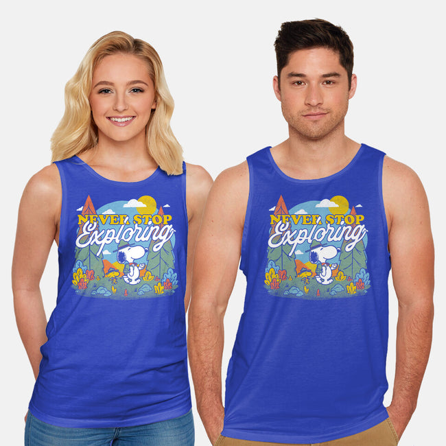 Beagle Wilderness Exploration-Unisex-Basic-Tank-Studio Mootant