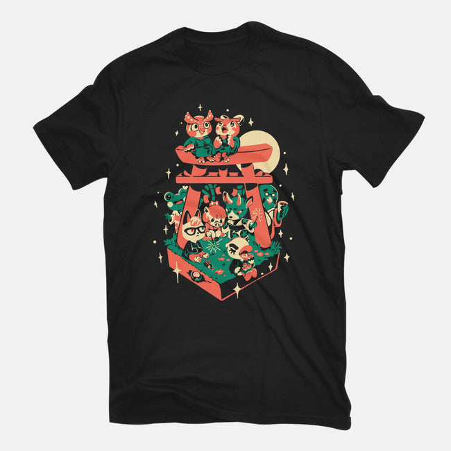 Island Matsuri-Womens-Fitted-Tee-Estudio Horta