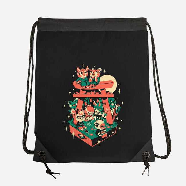 Island Matsuri-None-Drawstring-Bag-Estudio Horta