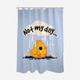 Not My Day Sad Chick-None-Polyester-Shower Curtain-NemiMakeit