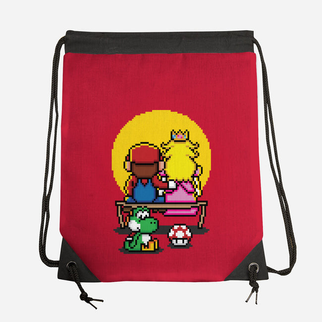 Pixel Love-None-Drawstring-Bag-jrberger