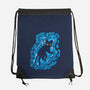 Cat Underwater-None-Drawstring-Bag-nickzzarto