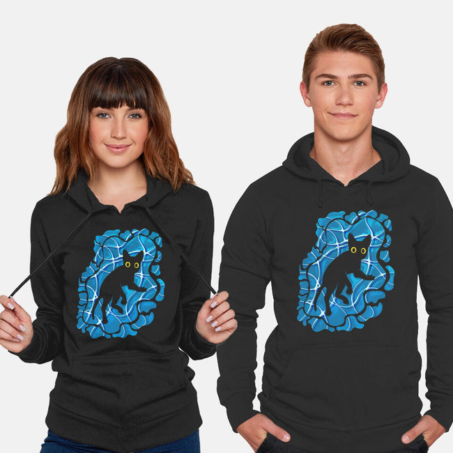 Cat Underwater-Unisex-Pullover-Sweatshirt-nickzzarto