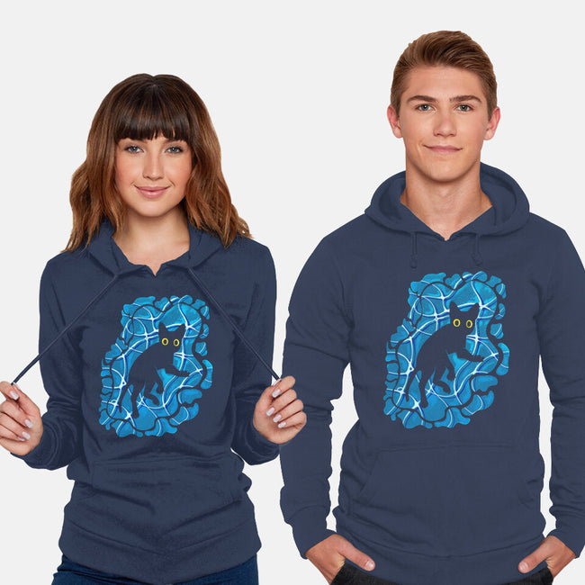 Cat Underwater-Unisex-Pullover-Sweatshirt-nickzzarto