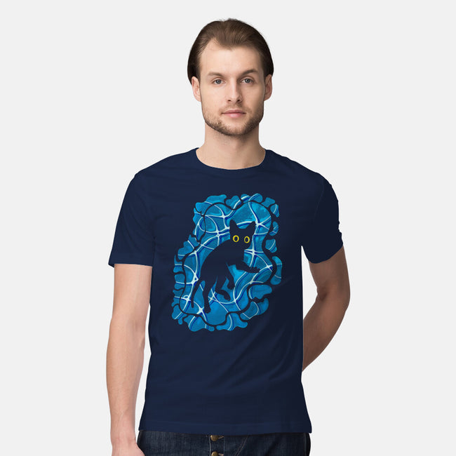 Cat Underwater-Mens-Premium-Tee-nickzzarto