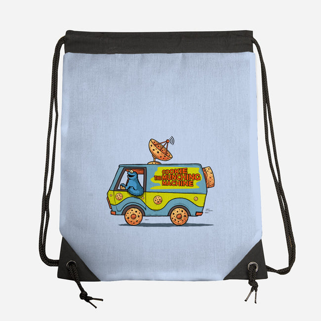 Cookie Munching Machine-None-Drawstring-Bag-erion_designs