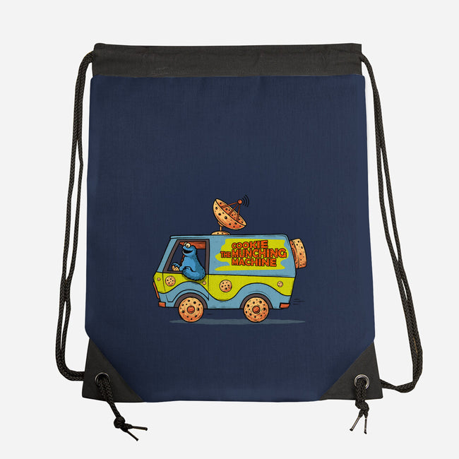 Cookie Munching Machine-None-Drawstring-Bag-erion_designs