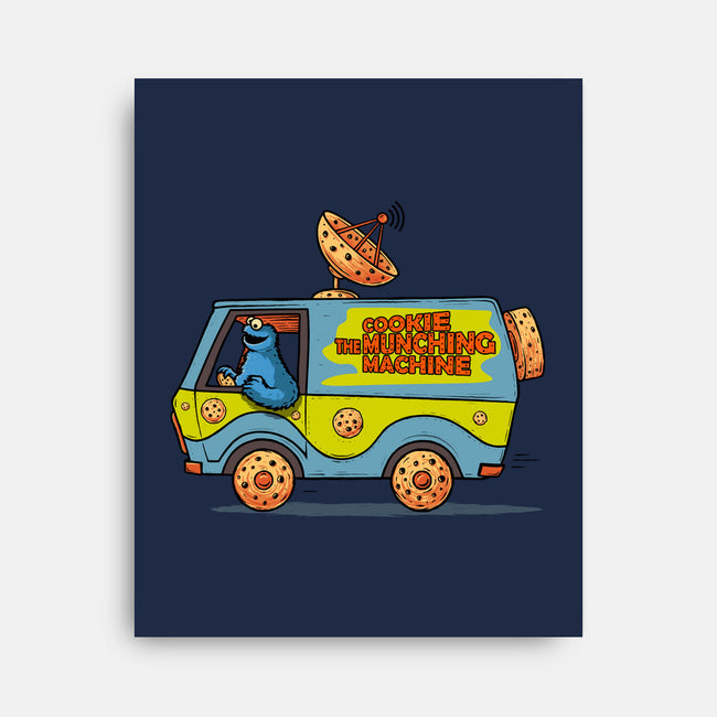 Cookie Munching Machine-None-Stretched-Canvas-erion_designs